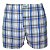 Cueca samba canção xadrez TOLEDO 100% algodão - Imagem 1
