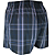 Cueca  Samba Canção Xadrez fundo preto - OXFORD -   100% algodão - Imagem 5