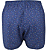 Cueca Samba Canção Azul com estampa folhas -  PETRÓPOLIS - 100% algodão - Imagem 8