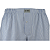 Cueca Samba Canção Listrada Branco e Azul - MILANO - 100% algodão - Imagem 5