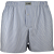 Cueca Samba Canção Listrada Branco e Azul - MILANO - 100% algodão - Imagem 1