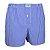 Cueca Samba Canção Vichy Azul  -  CANCUN  -  100% algodão - Imagem 2