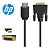 CABO HDMI X DVI-D 2M HP DHC-HD05 PRETO 194T7AA - Imagem 1