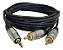 Cabo P2 Rca 2m Estéreo Auxiliar Blindado Premium - Imagem 1