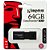 PEN DRIVE 64GB KINGSTON DT100G3 USB 3.0 PRETO - Imagem 1