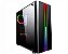 GABINETE GAMER K-MEX CG-04RD ODYSSEY FITA LED RGB S/FONTE - Imagem 2
