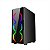 GABINETE GAMER LIKETEC STREAMER MID TOWER 3 FAN RGB LATERAL VIDRO CONTROLE REMOTO - Imagem 3