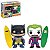Funko Pop Dc 2 Pack Batman & Joker Surf's Up Exclusive - Imagem 1