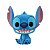 Funko Pop Disney Lilo & Stitch 1045 Stitch Exclusive Flocked - Imagem 2