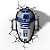 Luminária 3D Star Wars R2-D2 R2D2 - Imagem 1