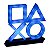 Luminária Playstation 5 Icons Light XL Extra Grande Azul - Paladone - Imagem 2