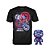 Funko Pop Box Marvel 36 Captain America Art Series + Camiseta GG - Imagem 2