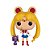 Funko Pop Sailor Moon 90 Sailor Moon w/ Moon Stick & Luna - Imagem 3