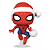Funko Pop Marvel 1136 Spider-Man Holiday - Imagem 3