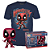 Funko Pop Box Marvel 400 Deadpool Holiday + Camiseta GG - Imagem 1
