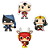 Funko Pocket Pop Dc Super Heroes 4-Pack Happy Holidays - Imagem 2