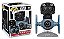 Funko Pop Star Wars 221 Deluxe Tie Fighter with Tie Pilot - Imagem 1