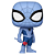 Funko Pop Marvel 1355 Spider-Man Blue Valentines Exclusive - Imagem 3