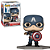 Funko Pop Marvel 1200 Civil War:Captain America - Imagem 1