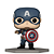 Funko Pop Marvel 1200 Civil War:Captain America - Imagem 3