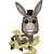 Funko Pop Shrek 1598 Donkey with Glitter - Imagem 3