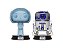 Funko Pop Star Wars Holographic Princess Leia & R2-D2 - Imagem 2