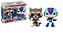 Funko Pop Marvel vs. Capcom Rocket vs Mega Man X - Imagem 1