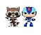 Funko Pop Marvel vs. Capcom Rocket vs Mega Man X - Imagem 2