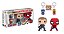 Funko Civil War 4Pack Hawkeye + Spider-man + 2 Chaveiros - Imagem 1