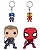 Funko Civil War 4Pack Hawkeye + Spider-man + 2 Chaveiros - Imagem 2