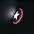 Luminária Escudo Do Capitão América 3d Light Fx Avengers - Imagem 4