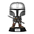 Funko Pop Star Wars 479 The Mandalorian with Beskar Staff - Imagem 3