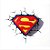 Luminária DC Comics Logo Superman 3D Light FX - Imagem 2