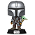 Funko Pop Star Wars 818 The Mandalorian e Grogu - Imagem 3
