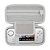Case p/ Blaze Evercade EXP-R Retro Console Organizer - Cinza - Imagem 1