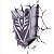 Luminária 3D Light FX Transformers Escudo Decepticon - Imagem 3