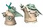 Star Wars The Mandalorian Baby Yoda Froggy Snack Force Moment Toys 2pack - Imagem 2