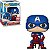 Funko Pop Marvel Spider-Man 693 Captain America Exclusive - Imagem 1