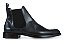 Bota Chelsea Masculina Couro Preto Barcelona Design - Imagem 1