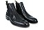 Bota Chelsea Masculina Couro Preto Barcelona Design - Imagem 3