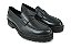 Mocassim Loafer Couro Preto Barcelona Design - Imagem 2