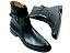 Bota Masculina Cano Alto Couro Preto Barcelona Design | Jodhpur - Imagem 2