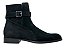 Bota Masculina Cano Alto Couro Camurça Preto Barcelona Design | Jodhpur - Imagem 1