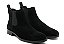 Bota Chelsea Masculina Couro Camurça Preto Barcelona Design - Imagem 2