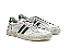 Tênis Sneakers Couro Branco/Verde Barcelona Design | Luck Bull - Imagem 3