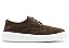 Tênis Casual Couro Camurça Marrom Barcelona Design | Comfy - Imagem 1