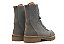 Bota Masculina Cano Alto Couro Cinza Barcelona Design | Desert Bull - Imagem 15
