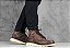 Bota Masculina Moc Toe Cano Médio Couro Castanho Barcelona Design | American Bull - Imagem 6