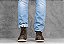 Bota Masculina Moc Toe Cano Médio Couro Castanho Barcelona Design | American Bull - Imagem 8
