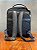 Mochila Em Couro Legitimo Preto Barcelona Design - Imagem 4